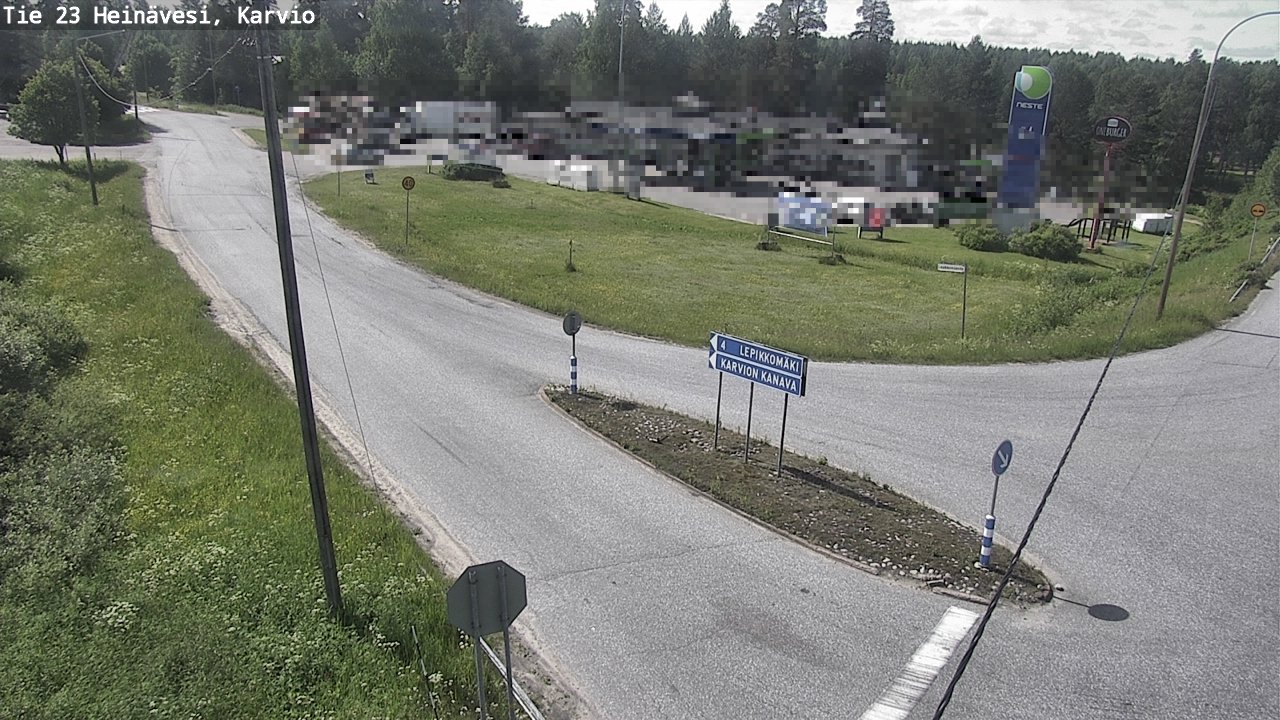 Kelikamerat Kuva Tie 23 Heinävesi, Karvio, Heinävesi, Pohjois-Karjala