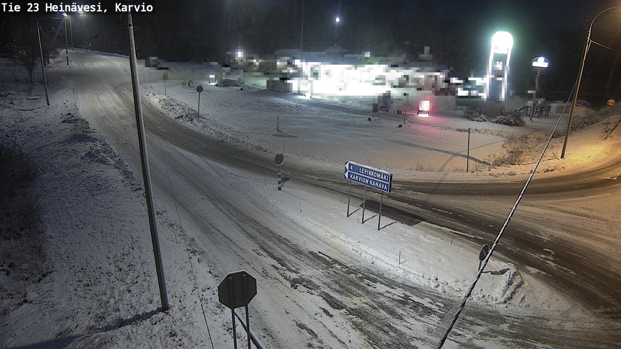Weather Camera Image Väg 23 Heinävesi, Karvio, Heinävesi, Pohjois-Karjala