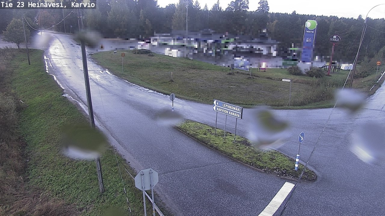 Weather Camera Image Road 23 Heinävesi, Karvio, Heinävesi, Pohjois-Karjala