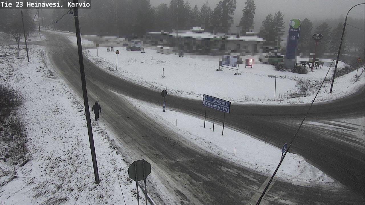 Weather Camera Image Väg 23 Heinävesi, Karvio, Heinävesi, Pohjois-Karjala