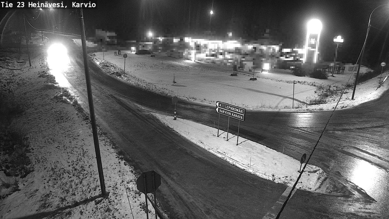 Weather Camera Image Väg 23 Heinävesi, Karvio, Heinävesi, Pohjois-Karjala