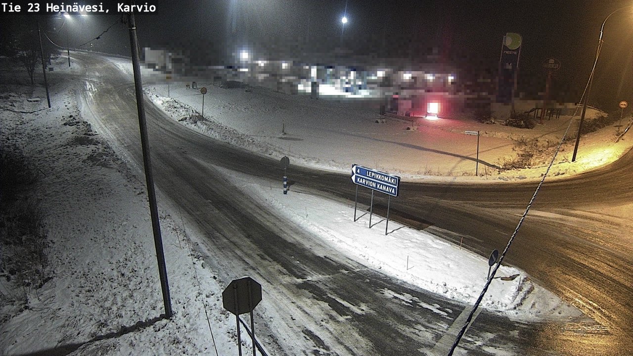 Weather Camera Image Väg 23 Heinävesi, Karvio, Heinävesi, Pohjois-Karjala