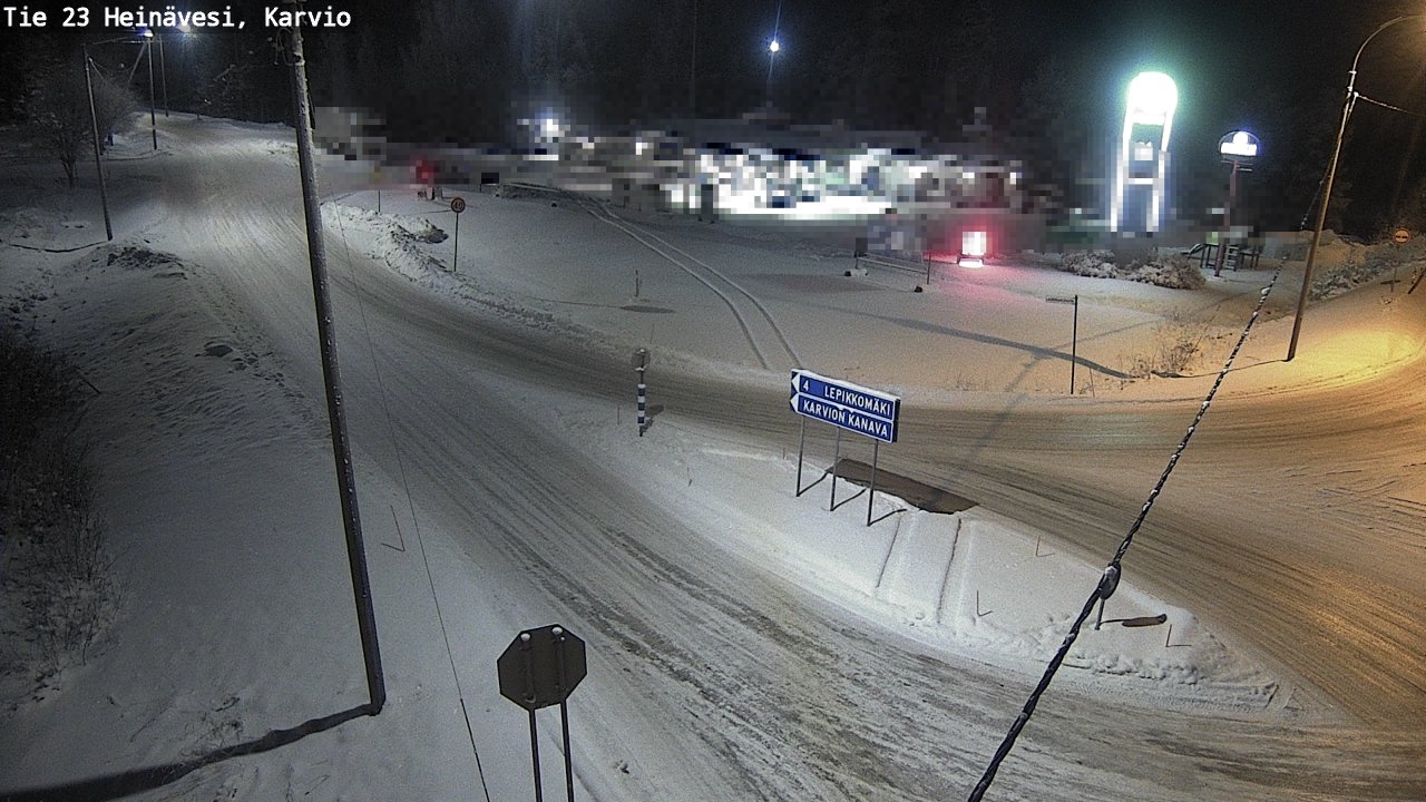 Weather Camera Image Road 23 Heinävesi, Karvio, Heinävesi, Pohjois-Karjala