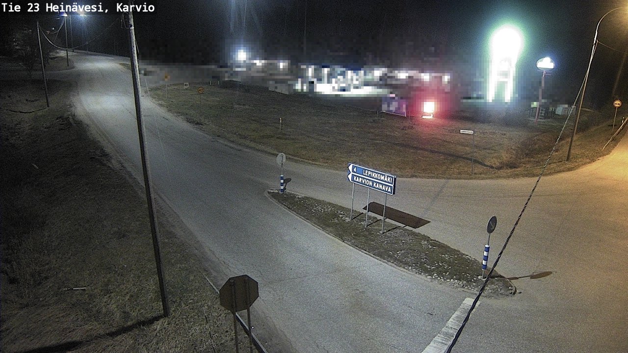Weather Camera Image Road 23 Heinävesi, Karvio, Heinävesi, Pohjois-Karjala