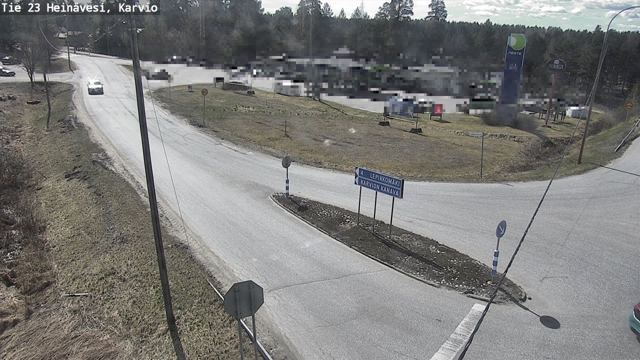 Weather Camera Image Road 23 Heinävesi, Karvio, Heinävesi, Pohjois-Karjala