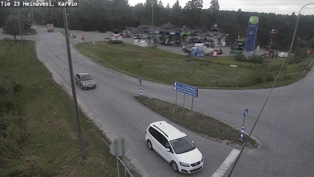 Weather Camera Image Road 23 Heinävesi, Karvio, Heinävesi, Pohjois-Karjala