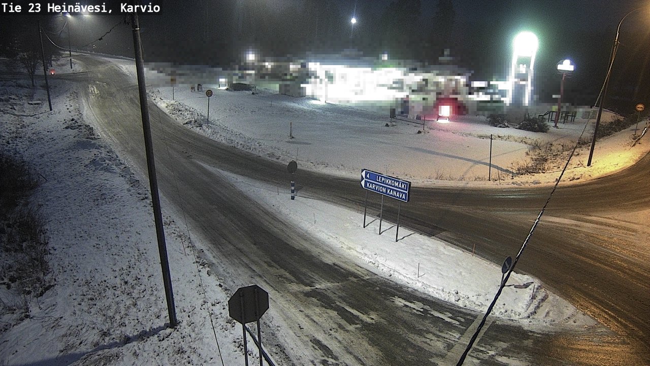 Weather Camera Image Väg 23 Heinävesi, Karvio, Heinävesi, Pohjois-Karjala