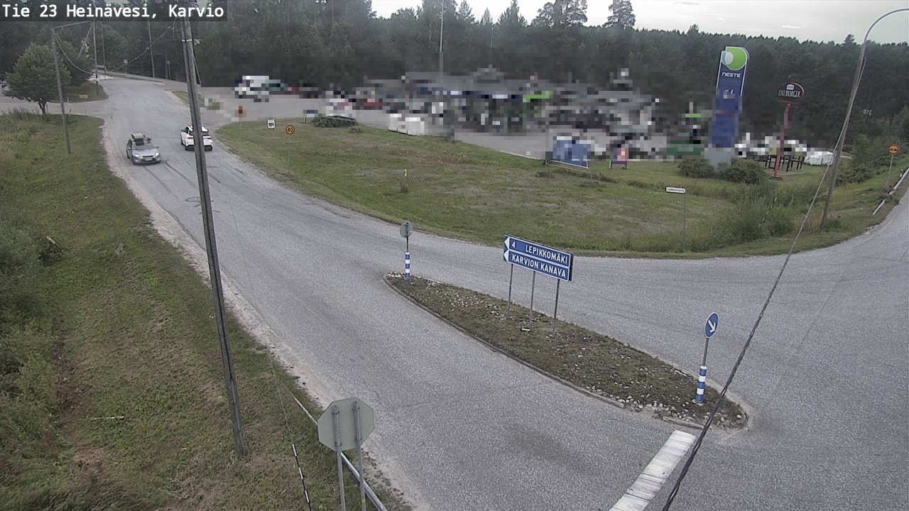 Weather Camera Image Road 23 Heinävesi, Karvio, Heinävesi, Pohjois-Karjala