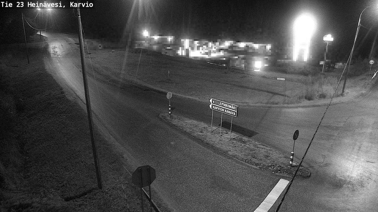 Weather Camera Image Road 23 Heinävesi, Karvio, Heinävesi, Pohjois-Karjala
