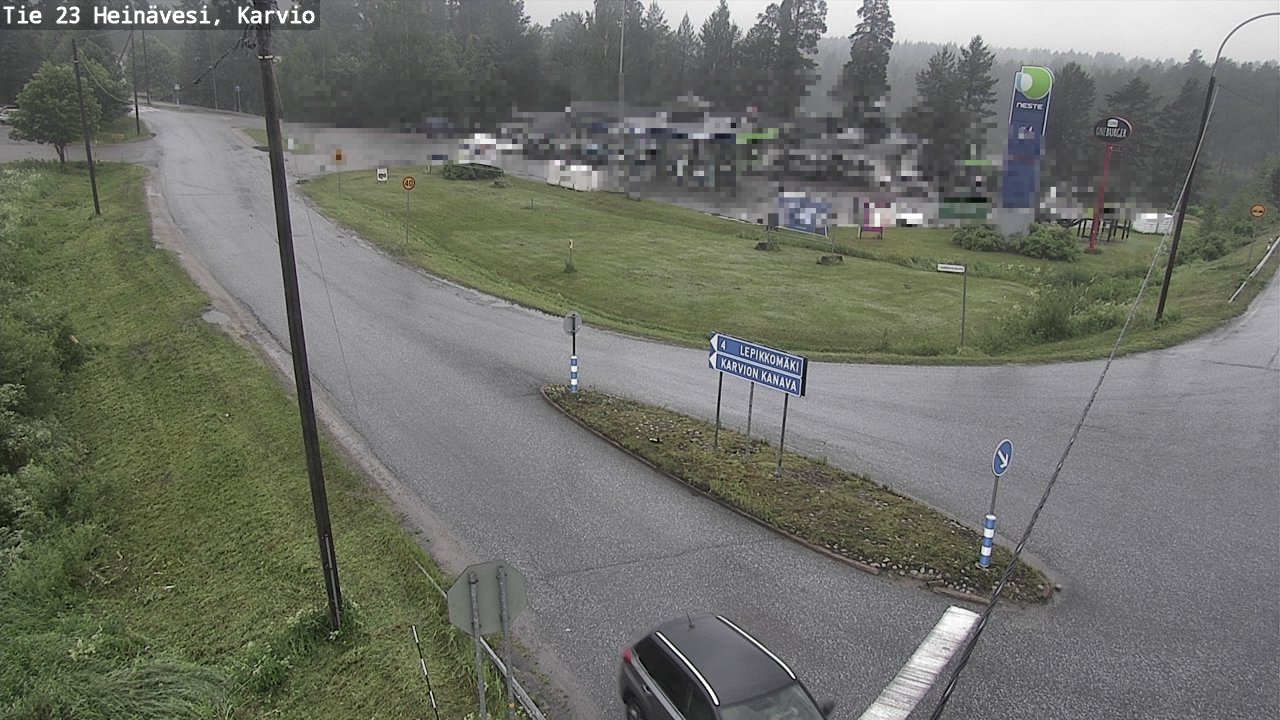 Weather Camera Image Road 23 Heinävesi, Karvio, Heinävesi, Pohjois-Karjala