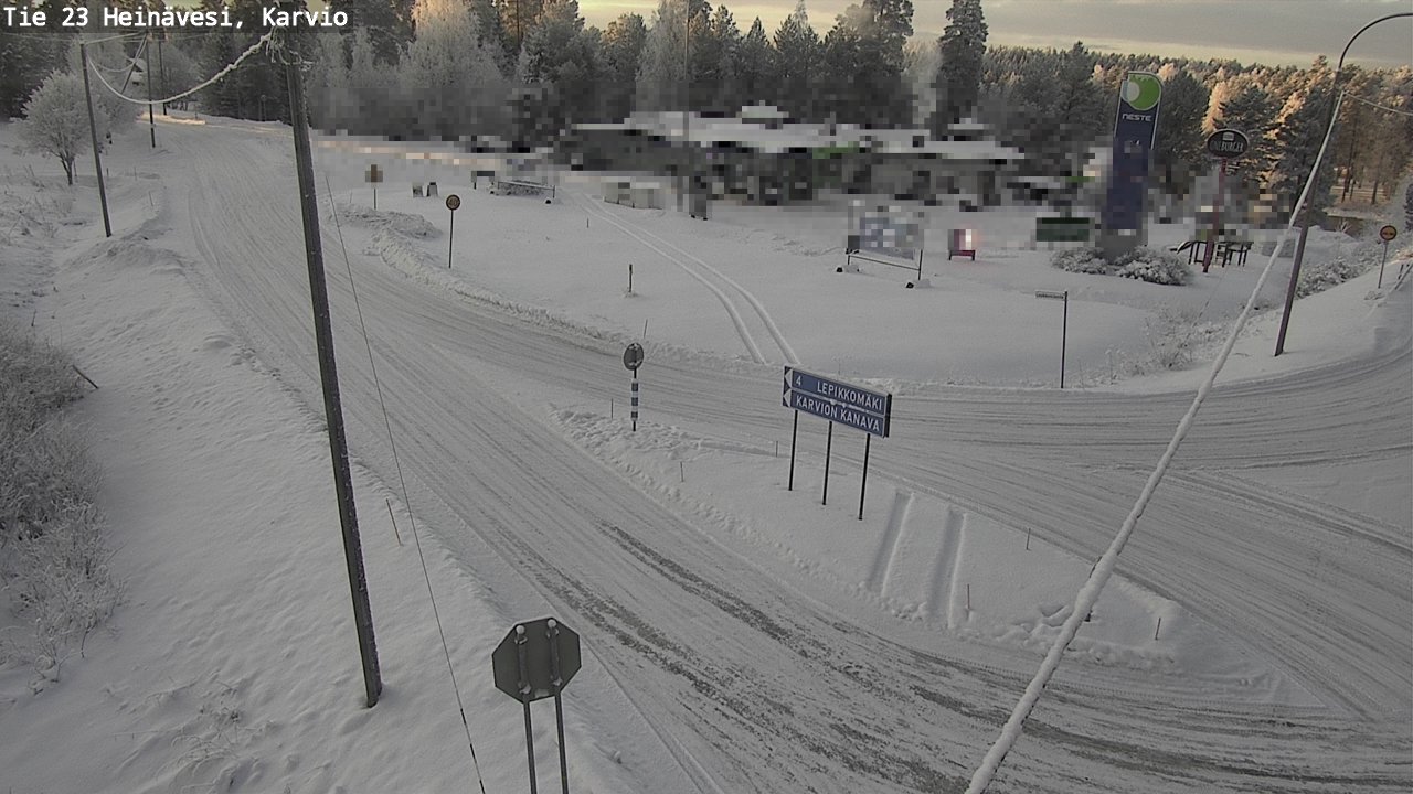 Kelikamerat Kuva Tie 23 Heinävesi, Karvio, Heinävesi, Pohjois-Karjala