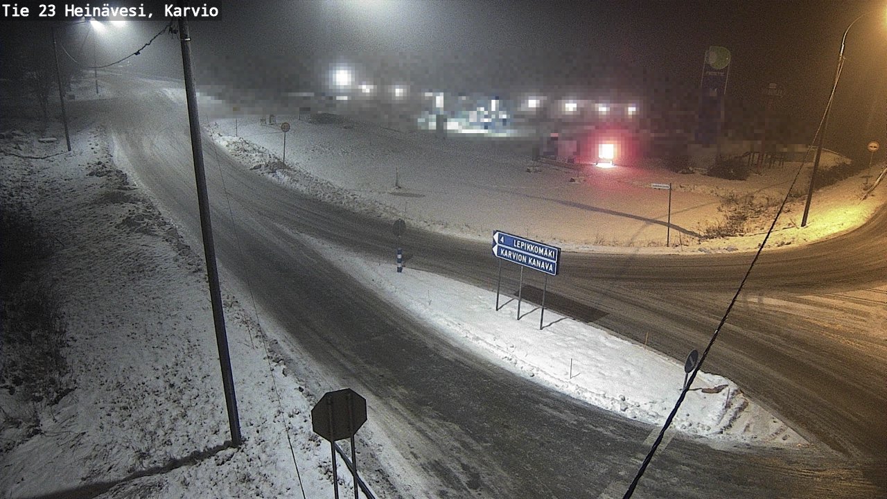 Weather Camera Image Väg 23 Heinävesi, Karvio, Heinävesi, Pohjois-Karjala