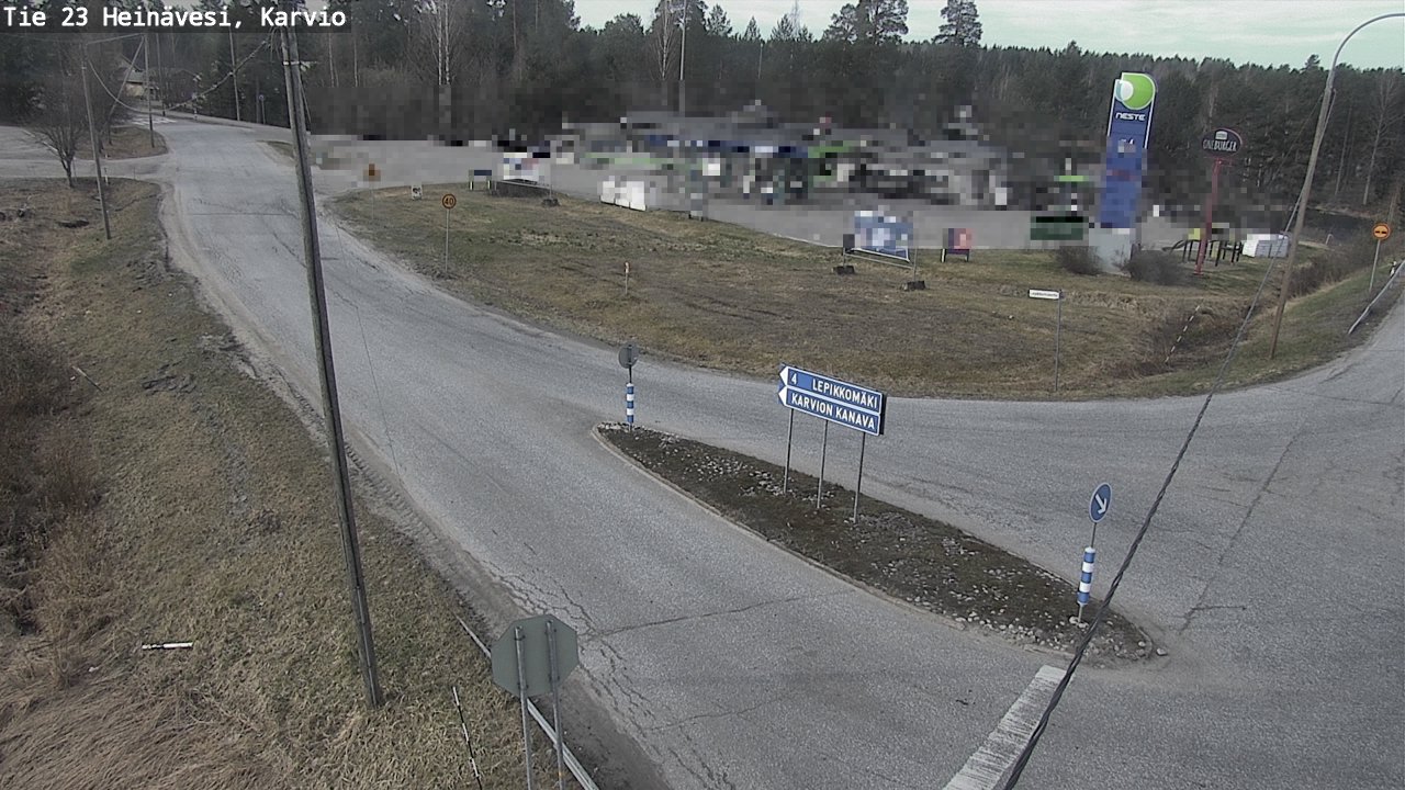 Weather Camera Image Road 23 Heinävesi, Karvio, Heinävesi, Pohjois-Karjala