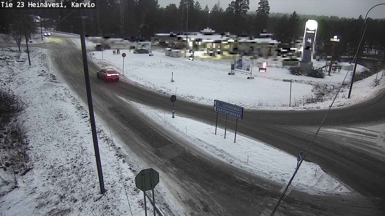Weather Camera Image Väg 23 Heinävesi, Karvio, Heinävesi, Pohjois-Karjala