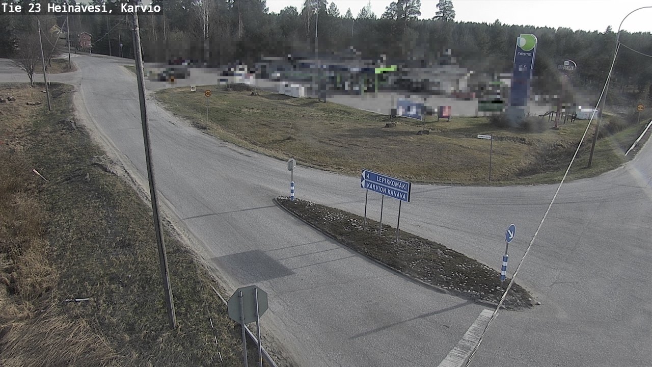 Weather Camera Image Road 23 Heinävesi, Karvio, Heinävesi, Pohjois-Karjala