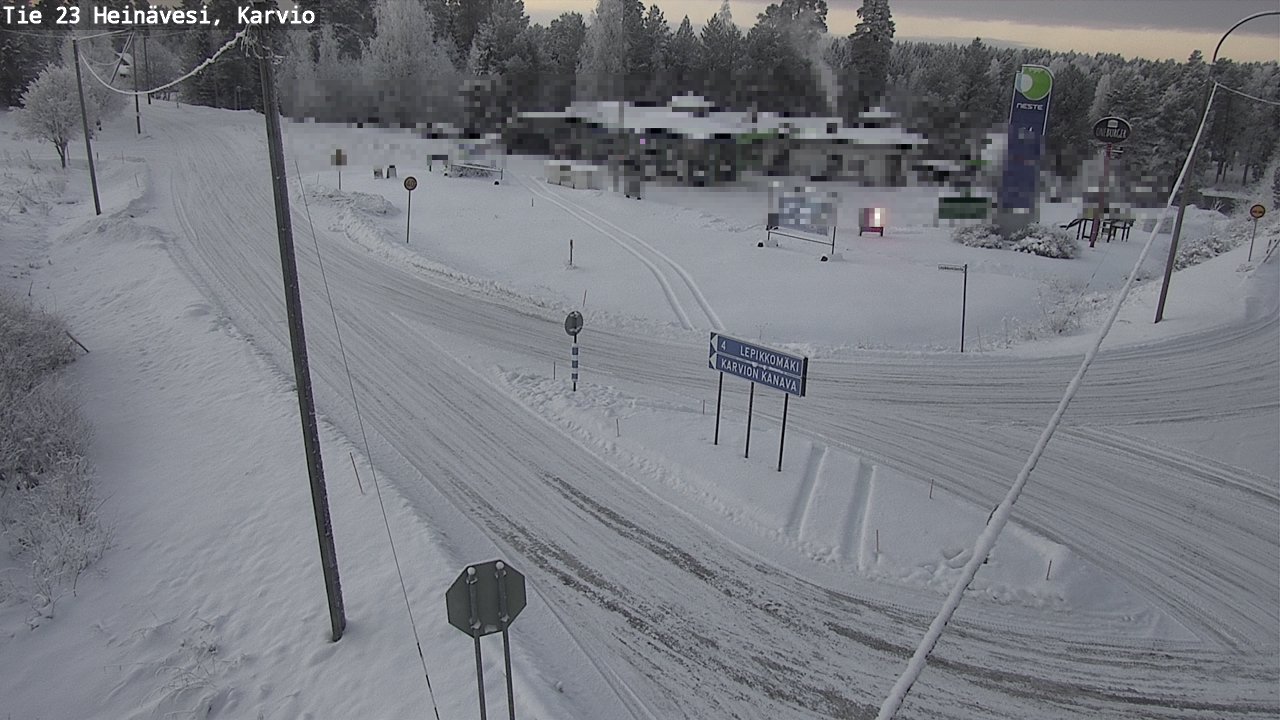 Kelikamerat Kuva Tie 23 Heinävesi, Karvio, Heinävesi, Pohjois-Karjala