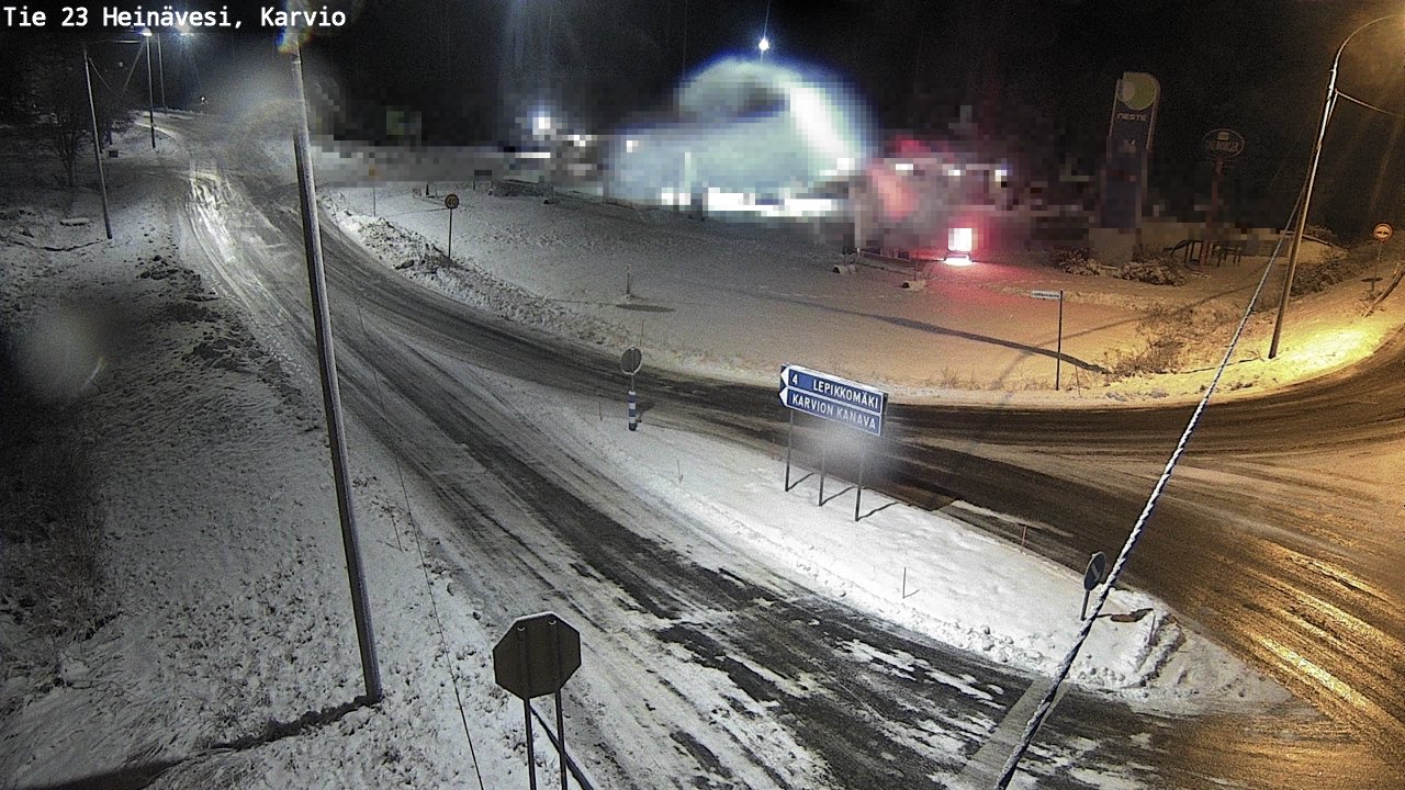 Weather Camera Image Väg 23 Heinävesi, Karvio, Heinävesi, Pohjois-Karjala
