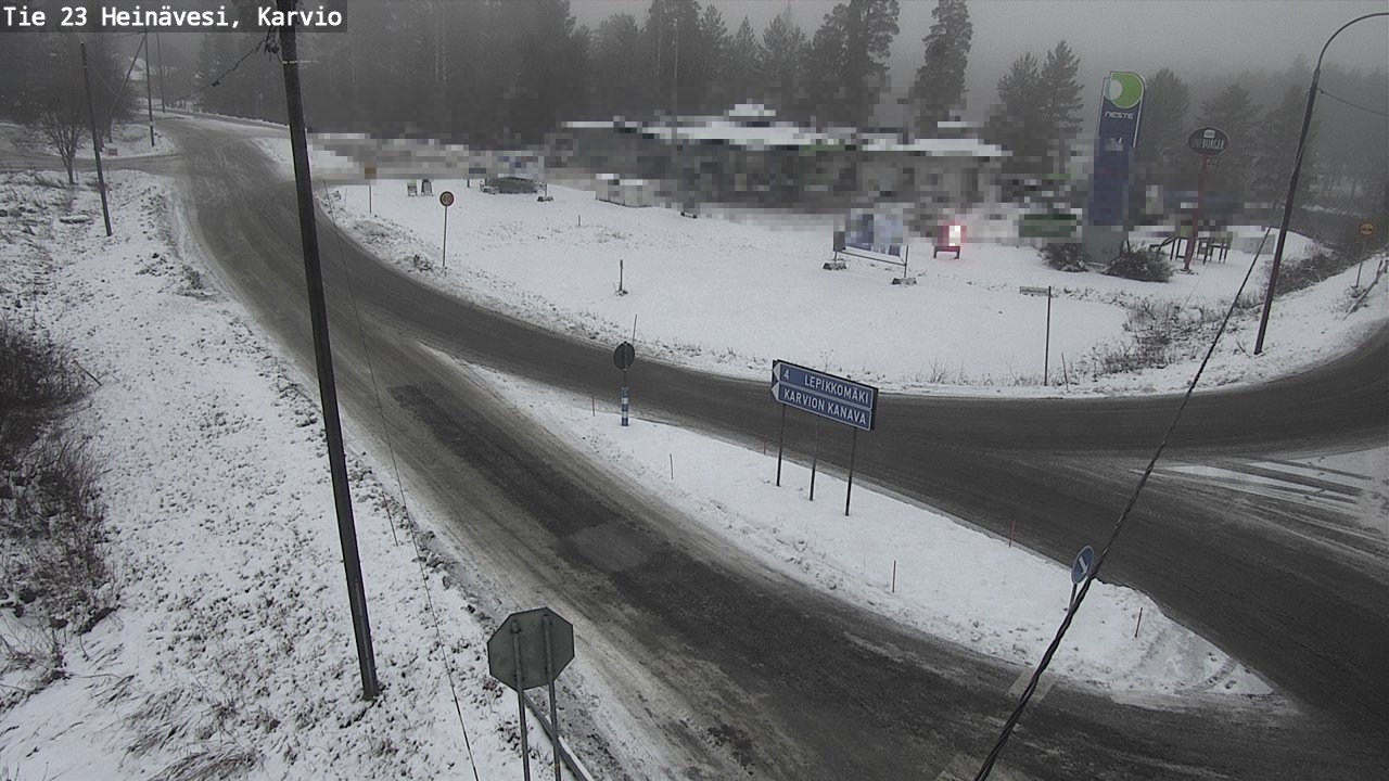 Weather Camera Image Väg 23 Heinävesi, Karvio, Heinävesi, Pohjois-Karjala