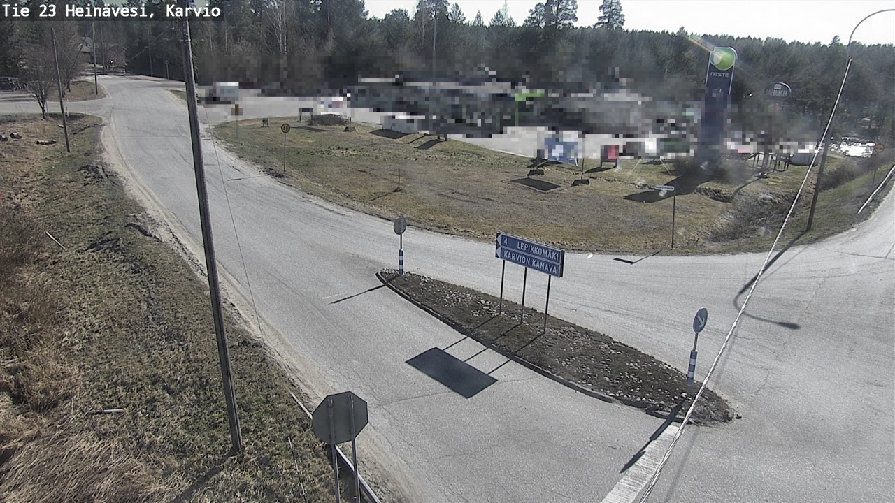 Weather Camera Image Road 23 Heinävesi, Karvio, Heinävesi, Pohjois-Karjala