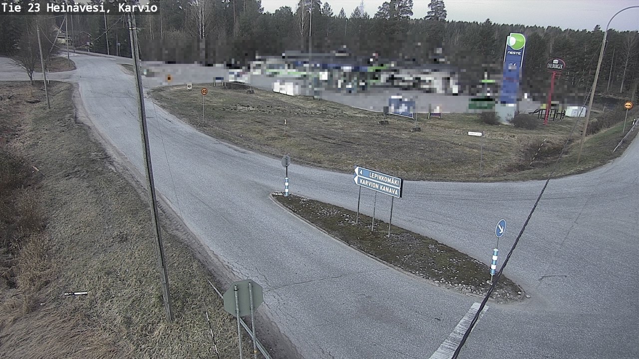 Weather Camera Image Road 23 Heinävesi, Karvio, Heinävesi, Pohjois-Karjala