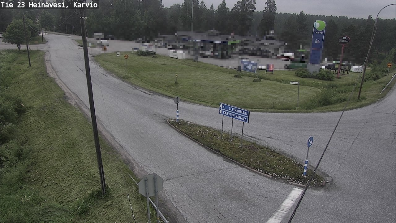 Weather Camera Image Road 23 Heinävesi, Karvio, Heinävesi, Pohjois-Karjala