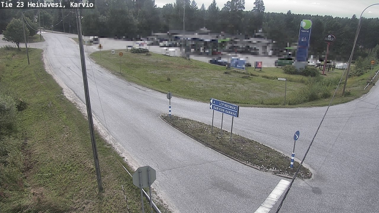 Weather Camera Image Road 23 Heinävesi, Karvio, Heinävesi, Pohjois-Karjala
