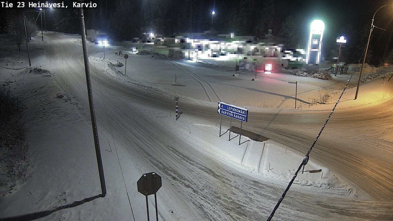 Weather Camera Image Road 23 Heinävesi, Karvio, Heinävesi, Pohjois-Karjala