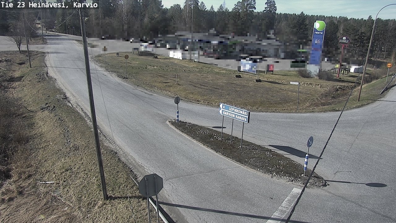 Weather Camera Image Road 23 Heinävesi, Karvio, Heinävesi, Pohjois-Karjala