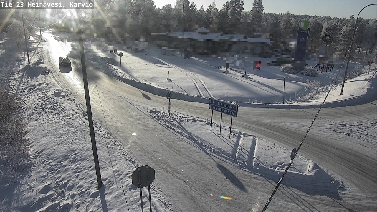 Weather Camera Image Road 23 Heinävesi, Karvio, Heinävesi, Pohjois-Karjala