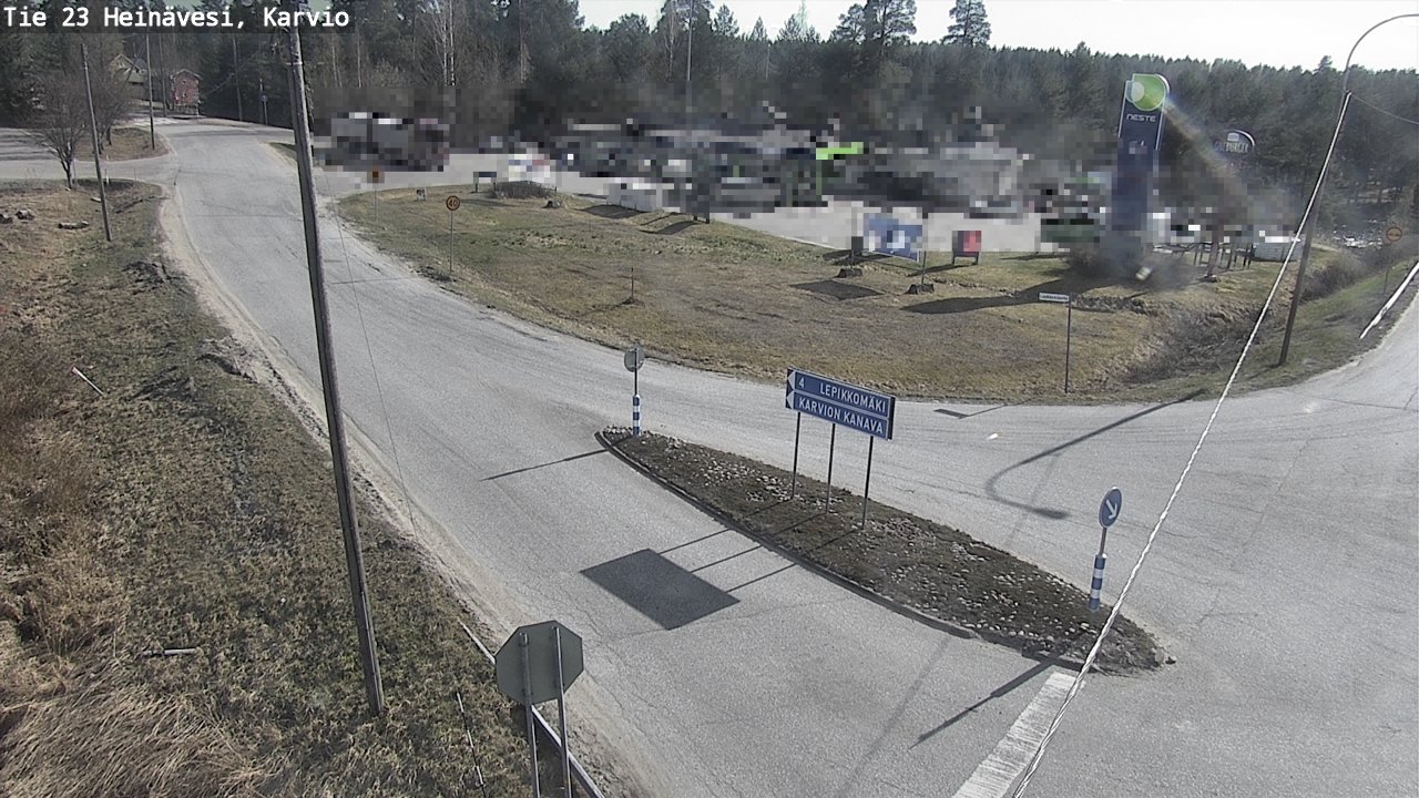 Weather Camera Image Road 23 Heinävesi, Karvio, Heinävesi, Pohjois-Karjala