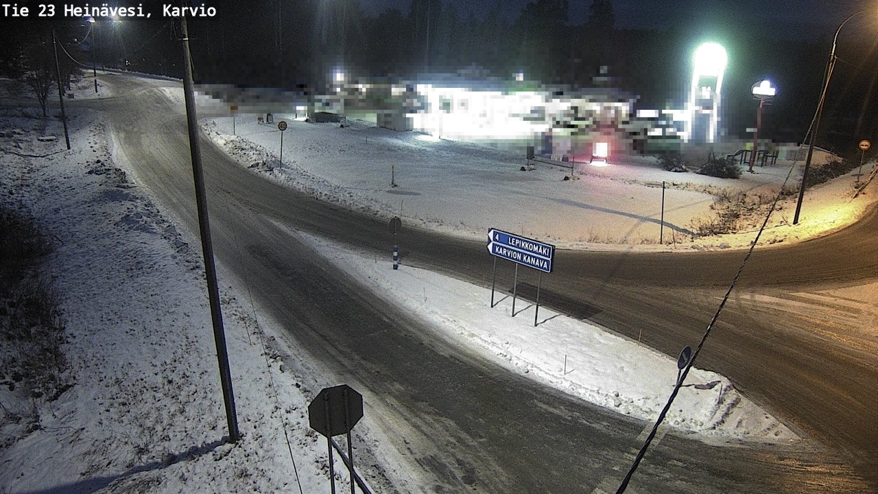 Weather Camera Image Väg 23 Heinävesi, Karvio, Heinävesi, Pohjois-Karjala
