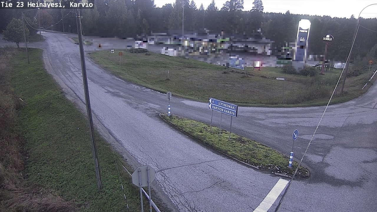 Weather Camera Image Road 23 Heinävesi, Karvio, Heinävesi, Pohjois-Karjala