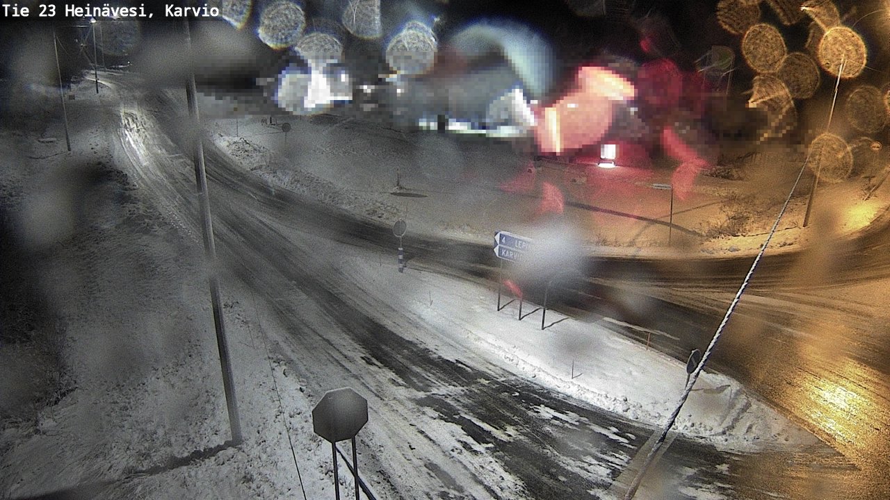 Weather Camera Image Väg 23 Heinävesi, Karvio, Heinävesi, Pohjois-Karjala