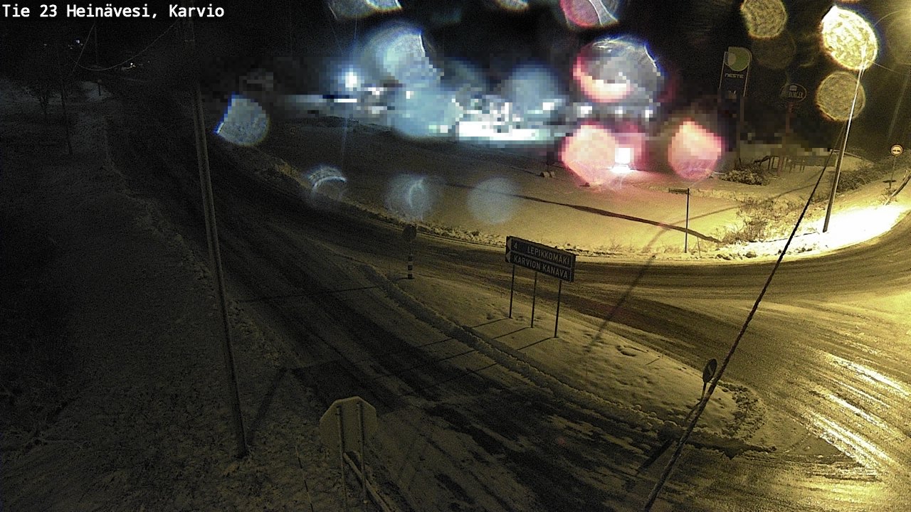 Weather Camera Image Väg 23 Heinävesi, Karvio, Heinävesi, Pohjois-Karjala