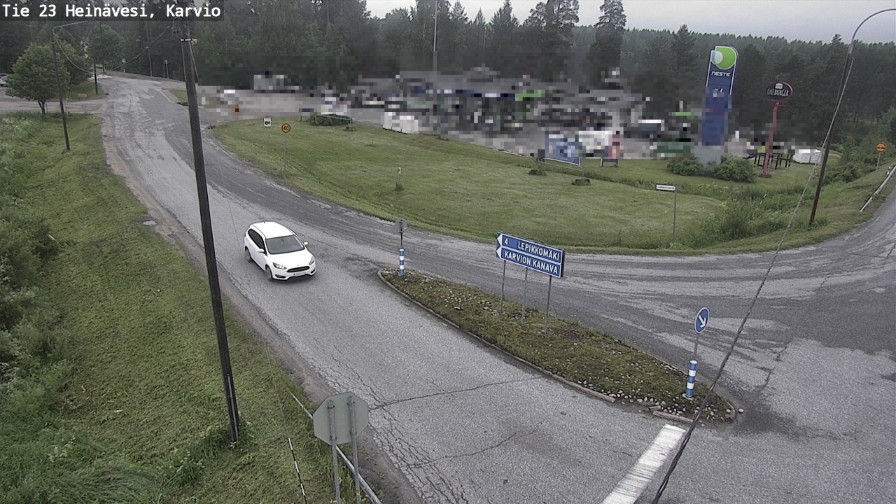 Weather Camera Image Road 23 Heinävesi, Karvio, Heinävesi, Pohjois-Karjala
