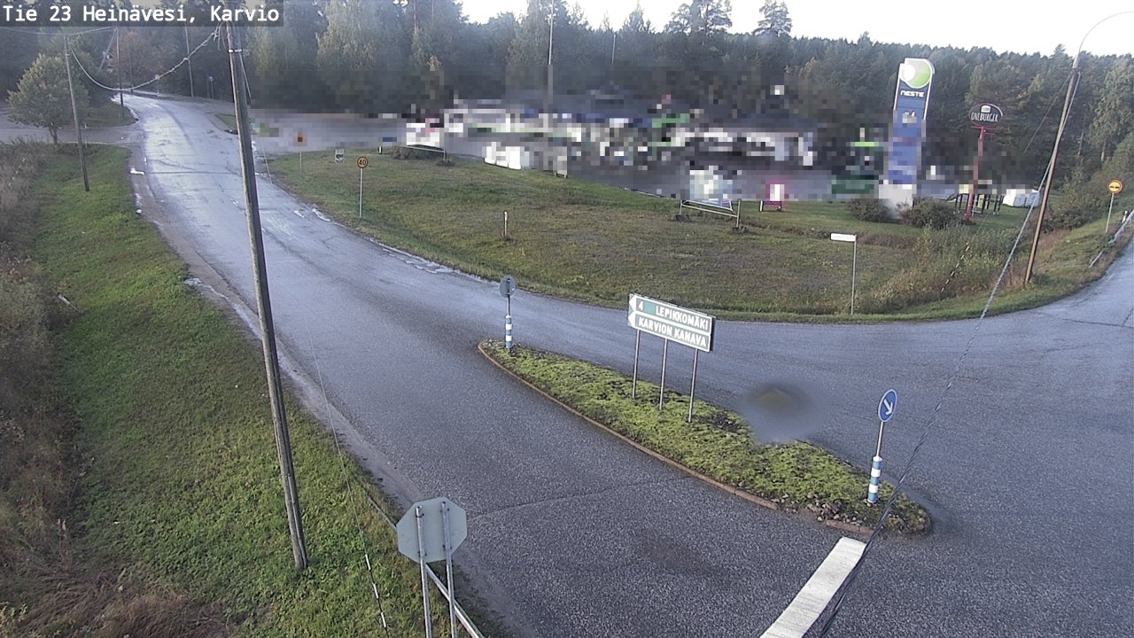 Weather Camera Image Road 23 Heinävesi, Karvio, Heinävesi, Pohjois-Karjala