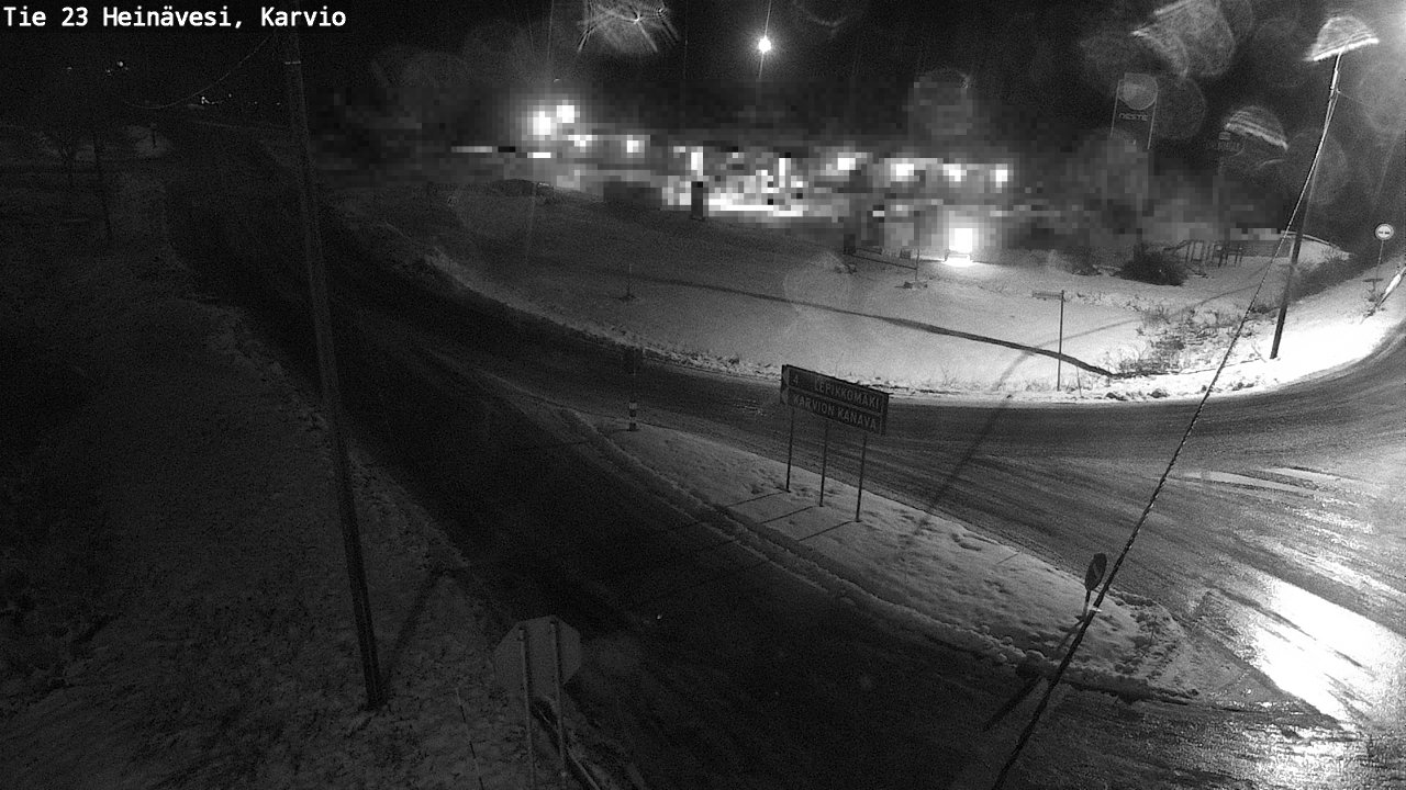 Weather Camera Image Väg 23 Heinävesi, Karvio, Heinävesi, Pohjois-Karjala