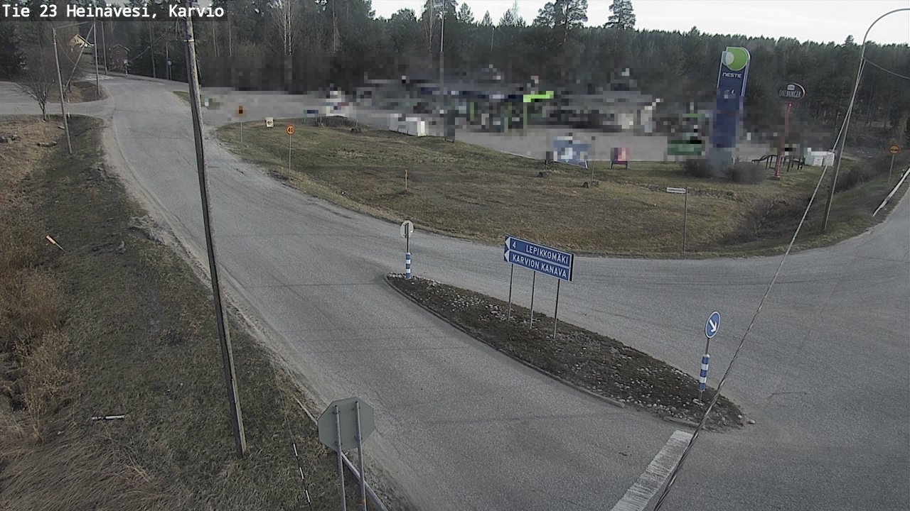 Weather Camera Image Road 23 Heinävesi, Karvio, Heinävesi, Pohjois-Karjala