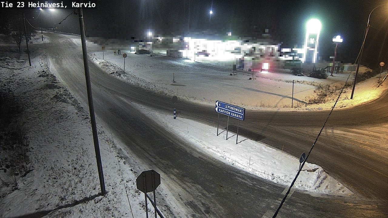 Weather Camera Image Väg 23 Heinävesi, Karvio, Heinävesi, Pohjois-Karjala