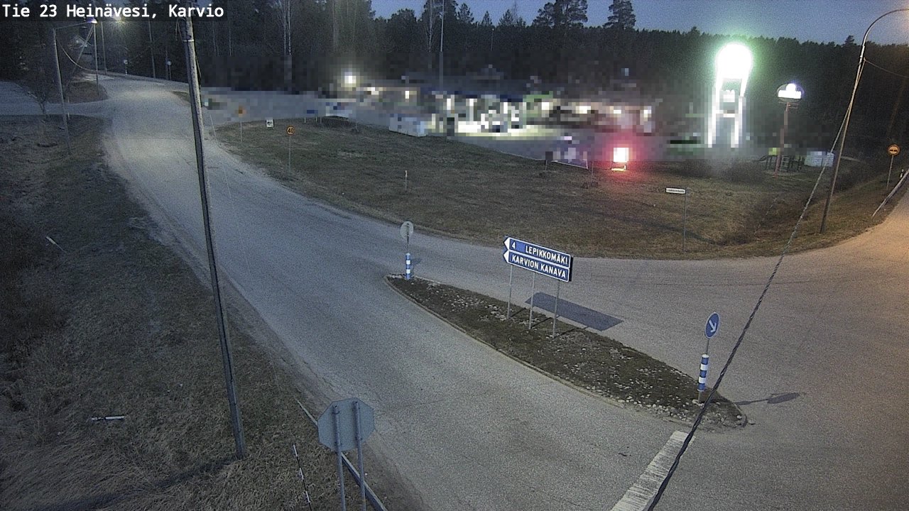 Weather Camera Image Road 23 Heinävesi, Karvio, Heinävesi, Pohjois-Karjala