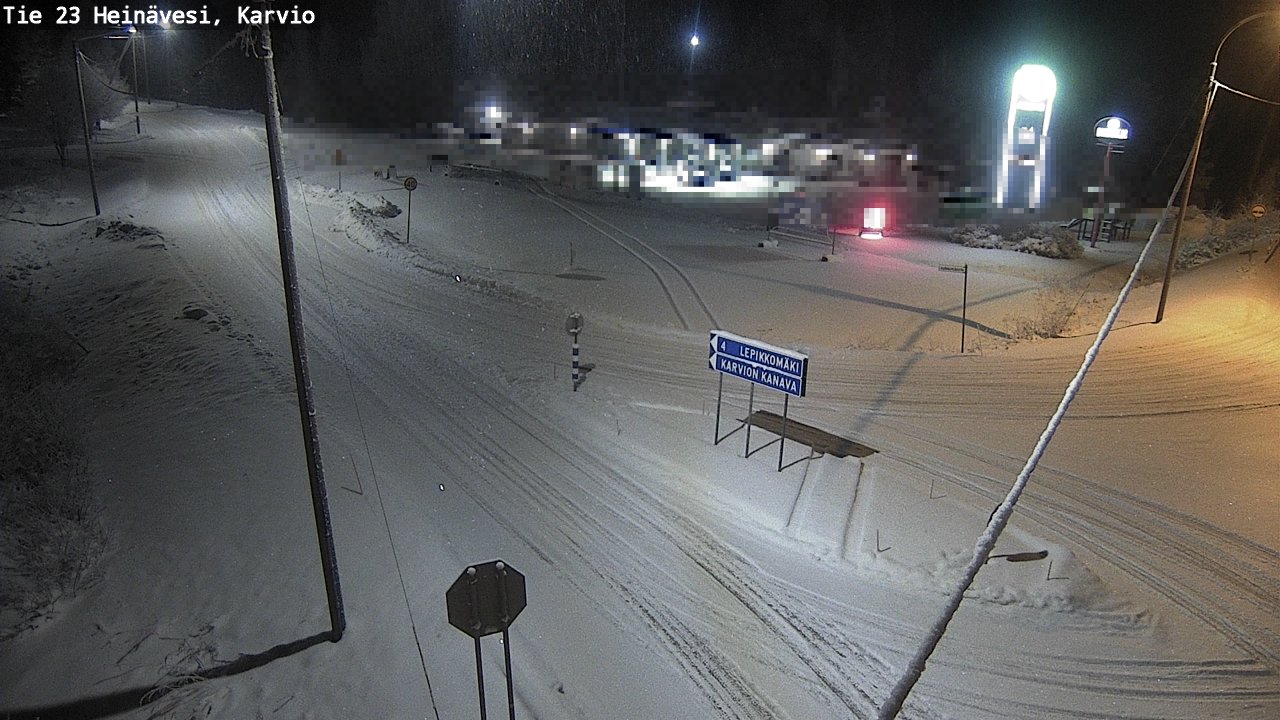 Kelikamerat Kuva Tie 23 Heinävesi, Karvio, Heinävesi, Pohjois-Karjala