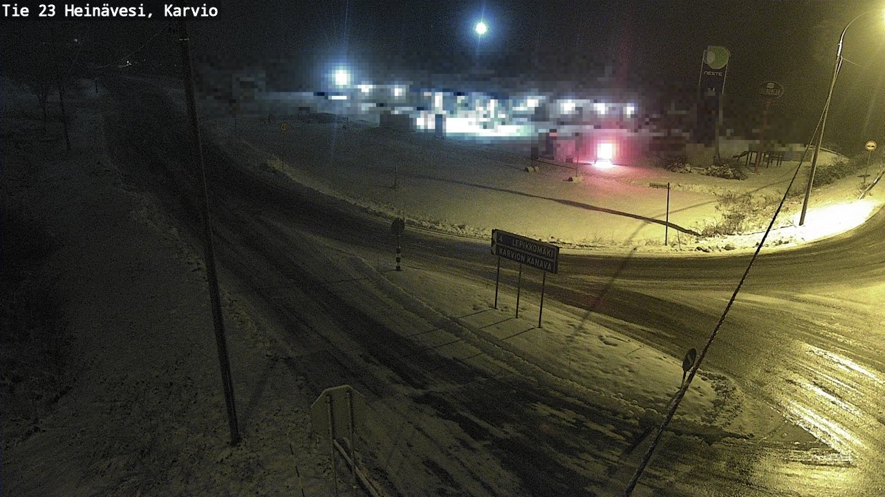 Weather Camera Image Väg 23 Heinävesi, Karvio, Heinävesi, Pohjois-Karjala