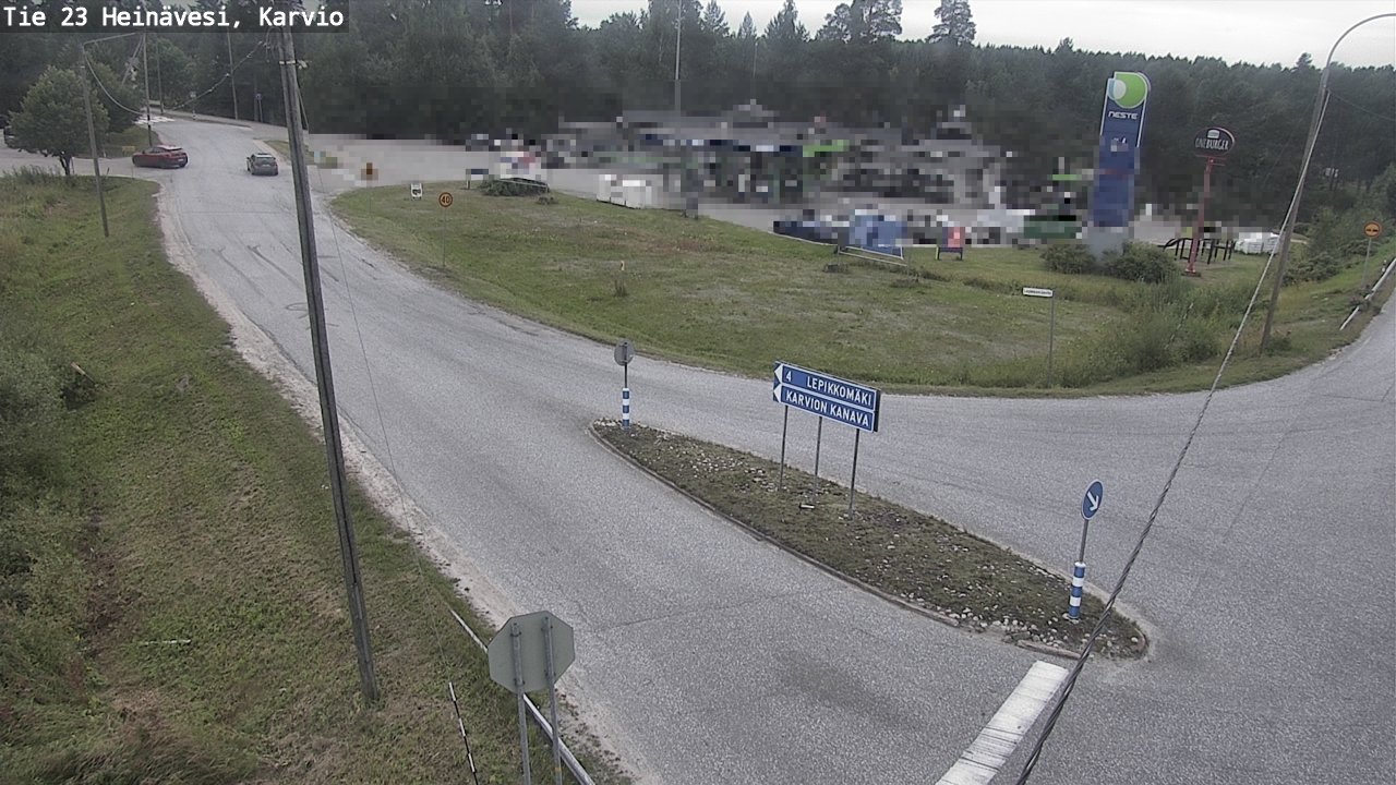 Weather Camera Image Road 23 Heinävesi, Karvio, Heinävesi, Pohjois-Karjala