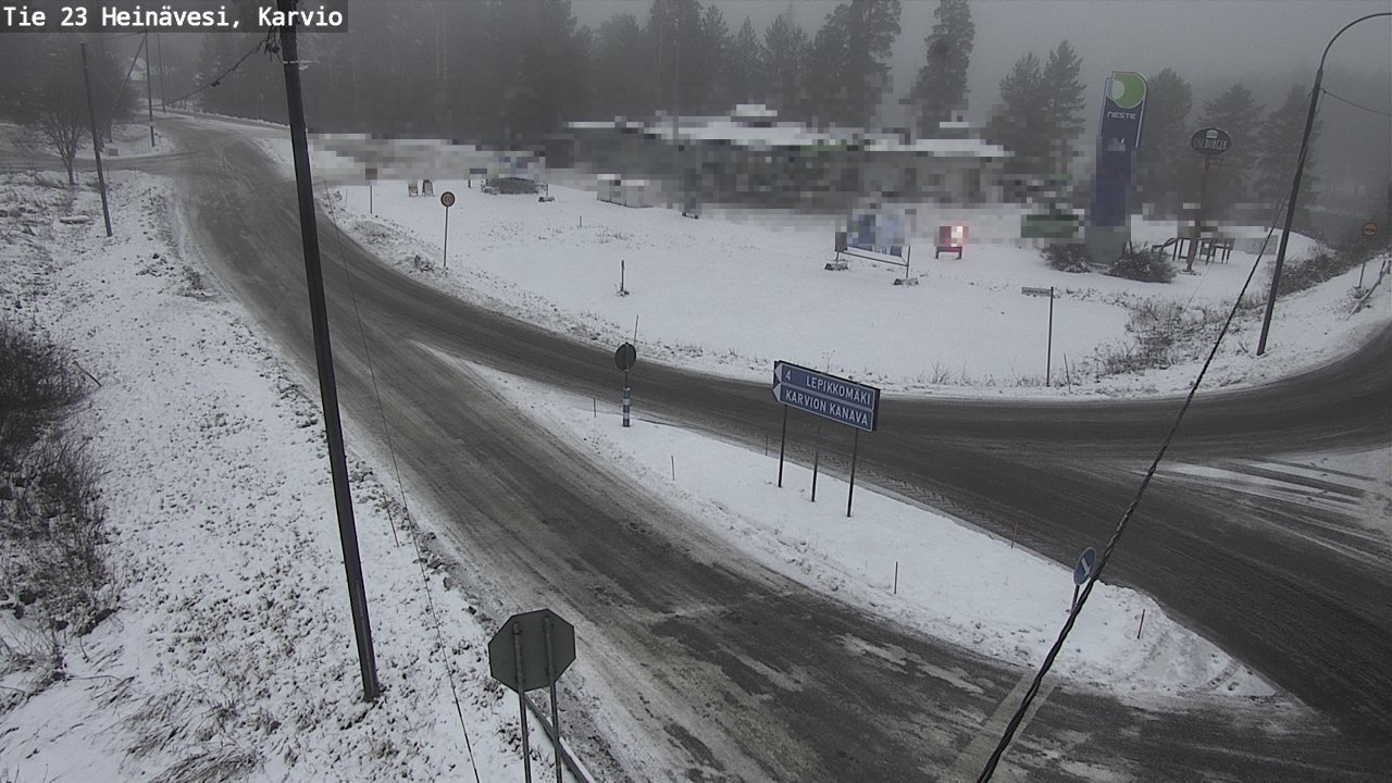 Weather Camera Image Road 23 Heinävesi, Karvio, Heinävesi, Pohjois-Karjala