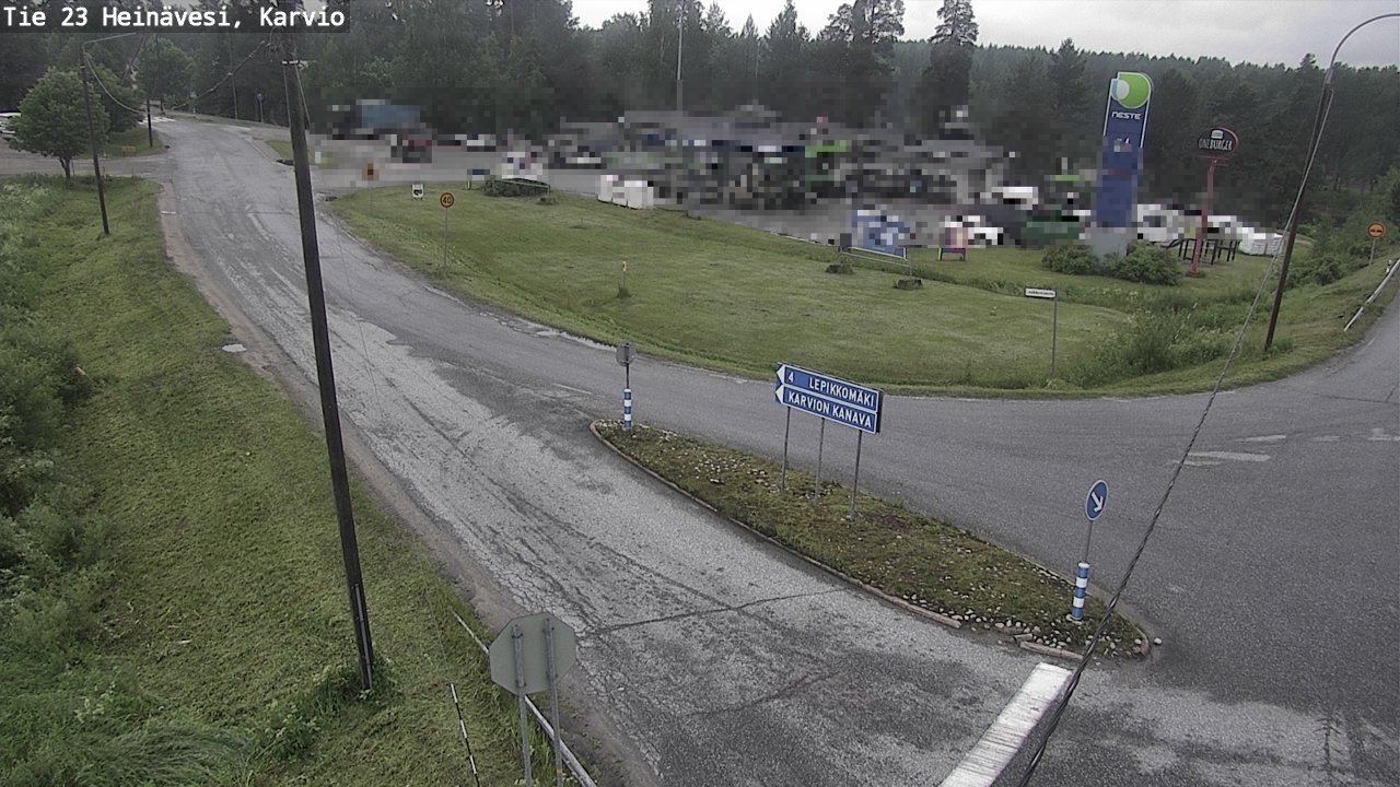 Weather Camera Image Road 23 Heinävesi, Karvio, Heinävesi, Pohjois-Karjala