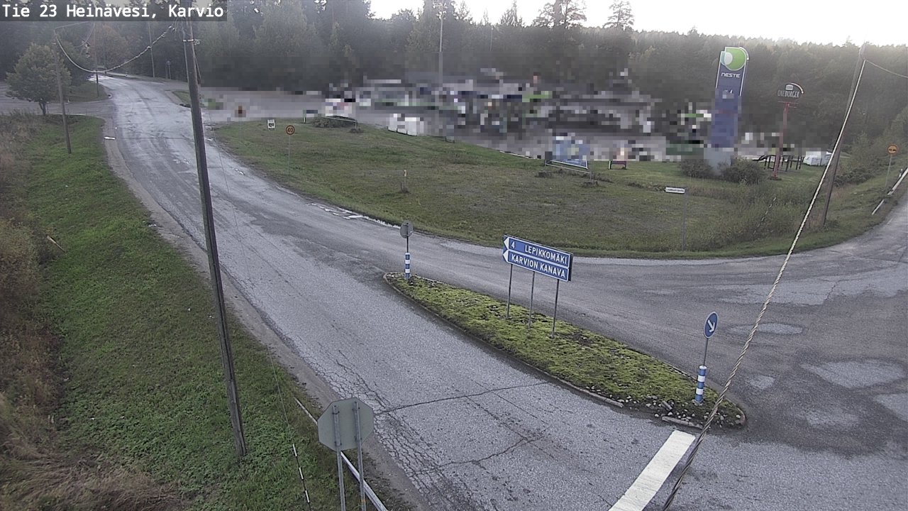 Weather Camera Image Road 23 Heinävesi, Karvio, Heinävesi, Pohjois-Karjala