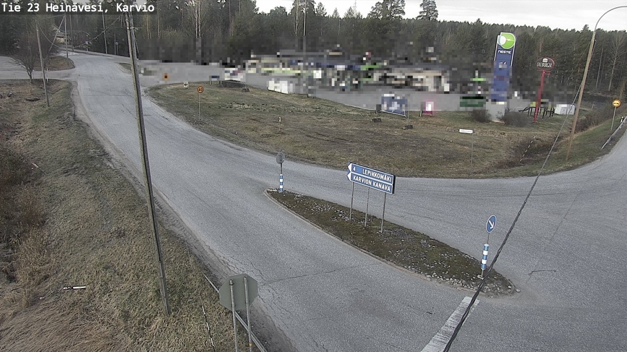 Weather Camera Image Väg 23 Heinävesi, Karvio, Heinävesi, Pohjois-Karjala