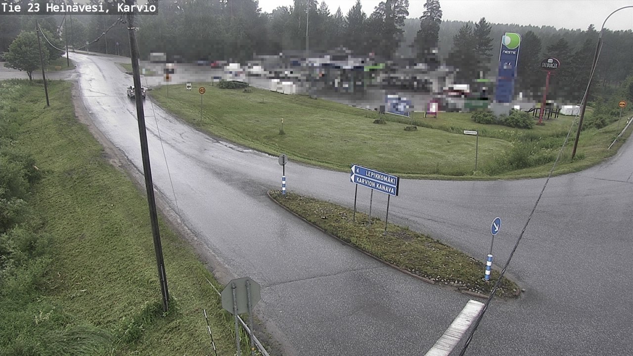 Weather Camera Image Road 23 Heinävesi, Karvio, Heinävesi, Pohjois-Karjala