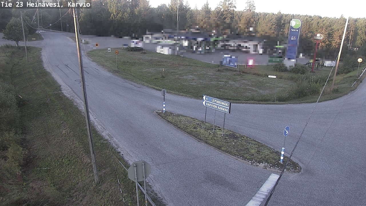 Weather Camera Image Road 23 Heinävesi, Karvio, Heinävesi, Pohjois-Karjala