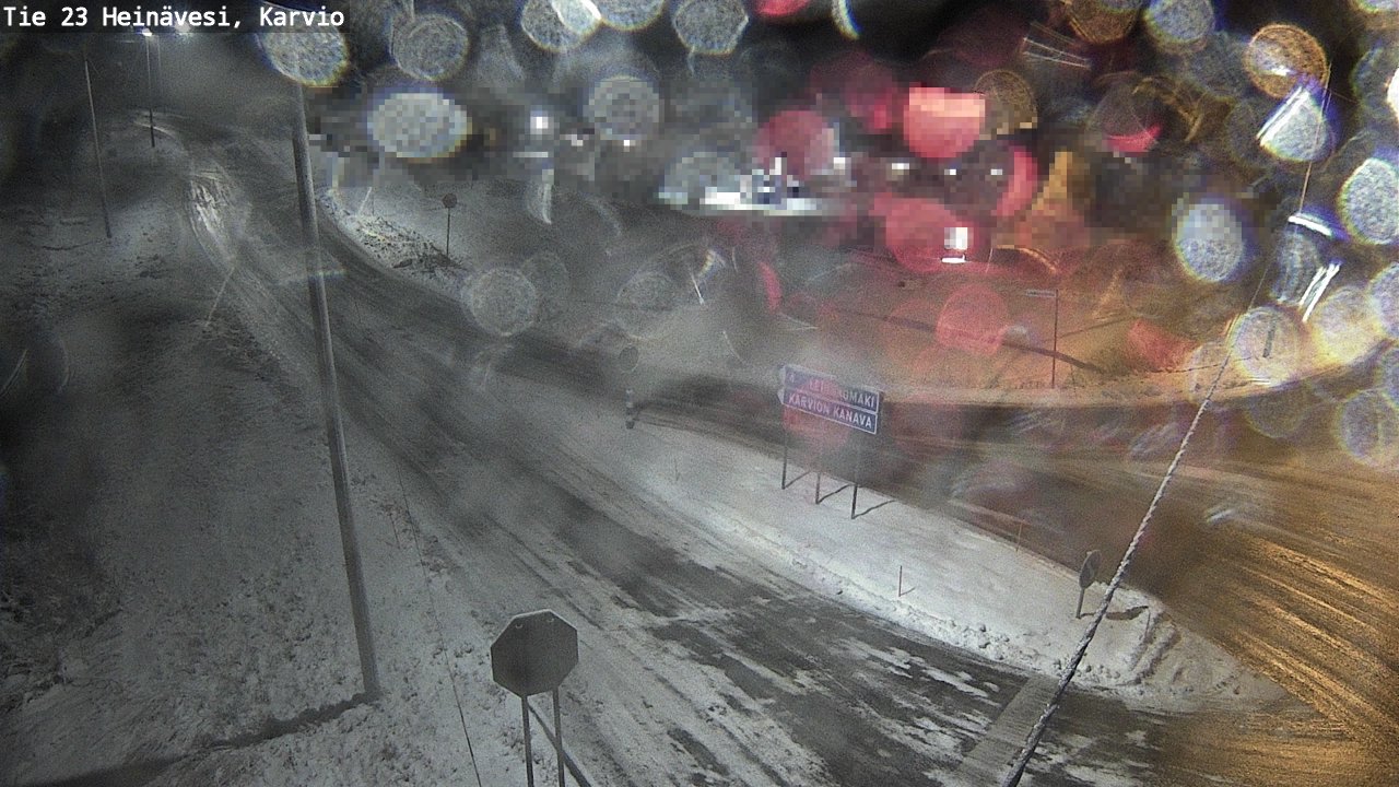 Weather Camera Image Väg 23 Heinävesi, Karvio, Heinävesi, Pohjois-Karjala